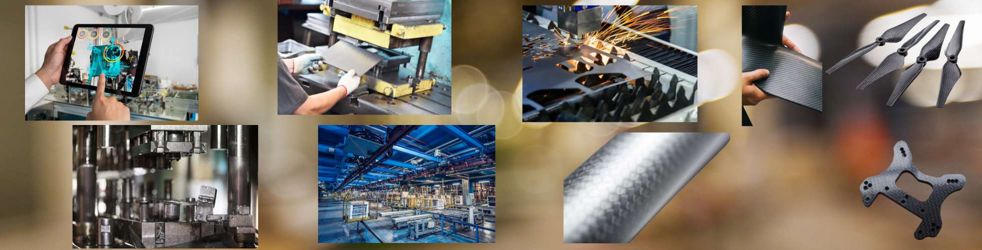 Fabbrica di prodotti in fibra di carbonio in Cina