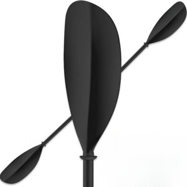 Pagaia da kayak in fibra di carbonio