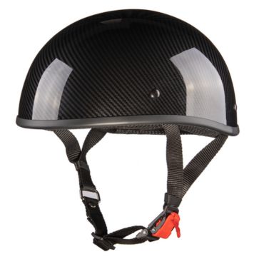 Casco da moto in fibra di carbonio parziale