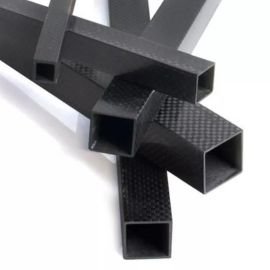 Tubo quadrato in fibra di carbonio 25x25 mm