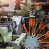 Profilati in fibra di carbonio per macchinari industriali