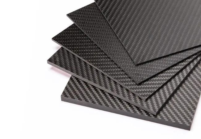 Panel sándwich de fibra de carbono