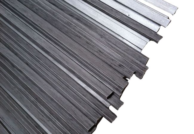 strisce di fibra di carbonio