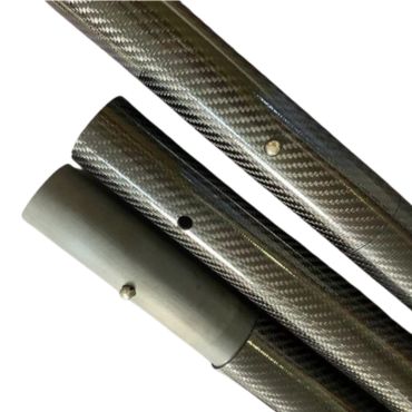 Bastón telescópico de fibra de carbono