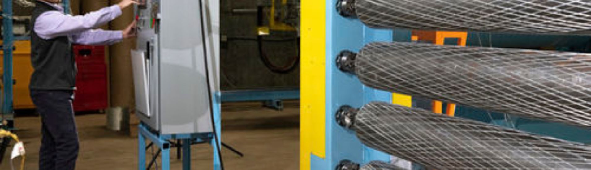 Banner de conectores de tubos de fibra de carbono