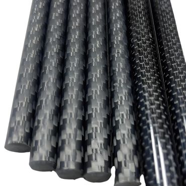 Asta in fibra di carbonio