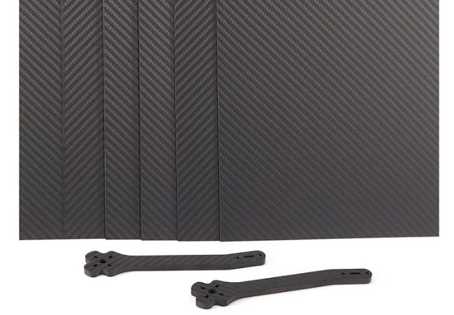 Foglio in fibra di carbonio da 1 mm - 5