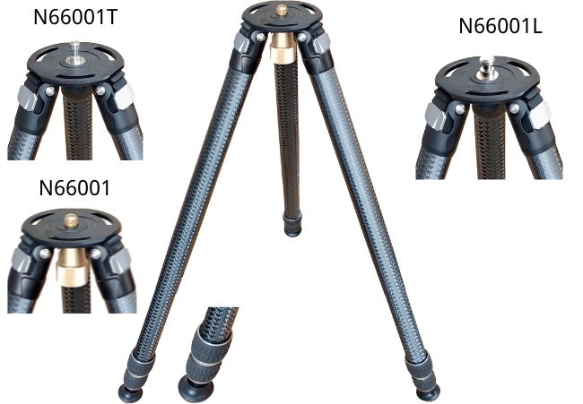 Treppiede in fibra di carbonio per scanner laser 3D N66001-2