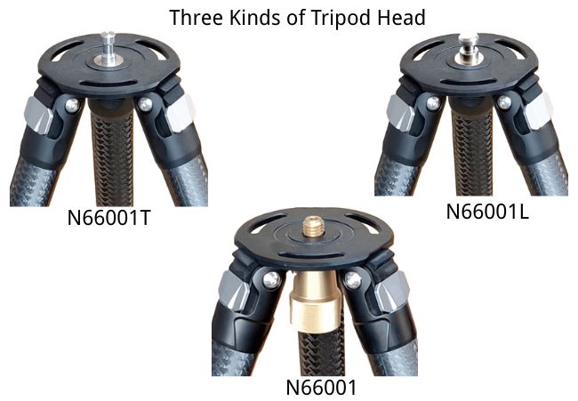 Treppiede in fibra di carbonio per scanner laser 3D N66001-3