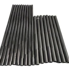 Tubo de fibra de carbono con filamento enrollado