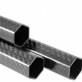 Tubo hexagonal de fibra de carbono