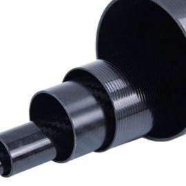 Tubo cónico de fibra de carbono